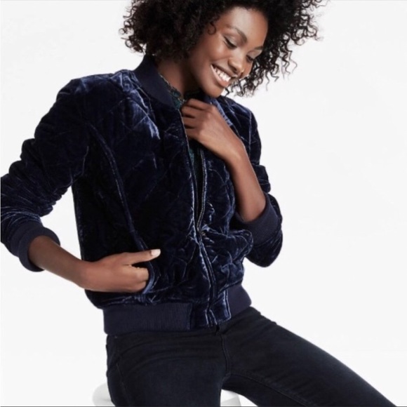 Lucky Brand Jackets & Blazers - Lucky Brand Dark Blue Velvet Jacket
